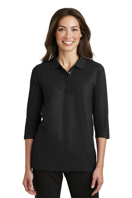 Port Authority - Ladies Silk Touch 3/4-Sleeve Polo