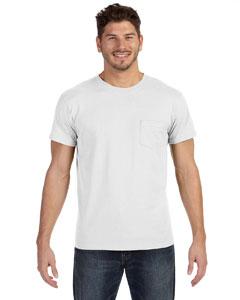 Adult 4.5 oz., 100% Ringspun Cotton nano-T T-Shirt with Pocket