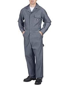 Unisex Tall Cotton Coverall - Fisher Stripe