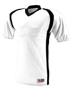 Adult Polyester Diamond Mesh V-Neck Jersey with Contrast Side Inserts