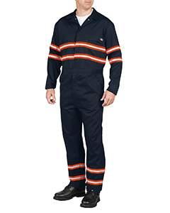 Men's Enhanced Visibility Long-Sleeve Coverall